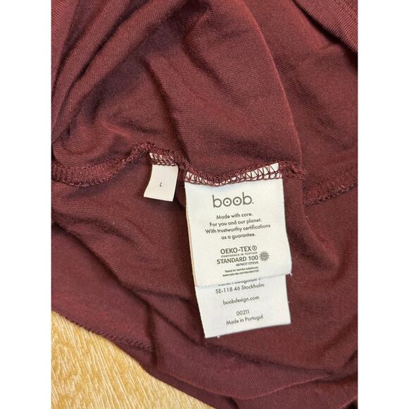 Boob Design 3/4 Sleeve Nursing Top Size Large - Picture 5 of 6